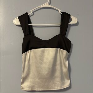 Princess Polly Black and White Tank Top